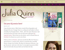 Tablet Screenshot of juliaquinn.com